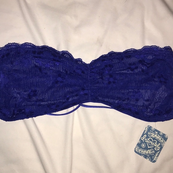 NWT Free People Bralette M Deep Cobalt MSRP $20 - Picture 2 of 6